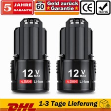 2 Stück 4000mAh Akku für