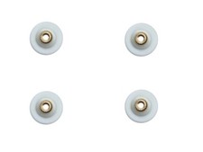 Laufrolle Lagerrolle Rolle Duschtür Tür Rollen Kugellager Rad 28mm 4 Stück