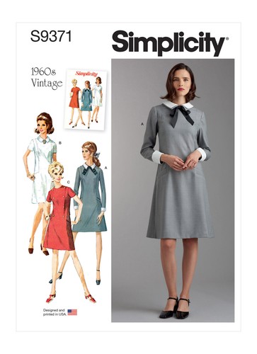 Schnittmuster kleid 1960 gr - kleid,