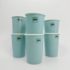 ASA Selection Porzellan Kaffeebecher Becher Tassen Blau Weiß Ø 8 cm H 11 cm