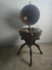 Bar Globus Minibar Antik Stil Holz Weltkugel Stehbar Vintage Hausbar 110 cm