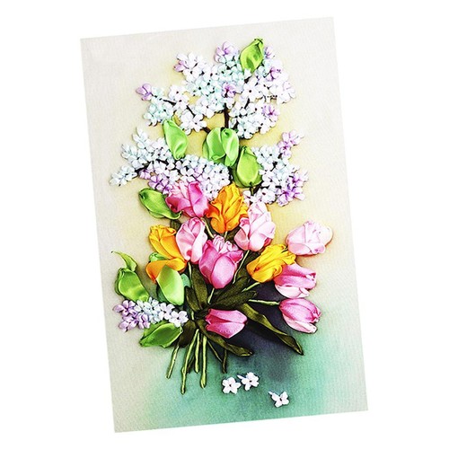 Band stickerei kits - diy, tulip