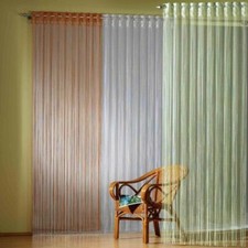 Fadengardine Faden Vorhang ZUSCHNEIDBAR Insektenschutz Türvorhang Gardine Typ346