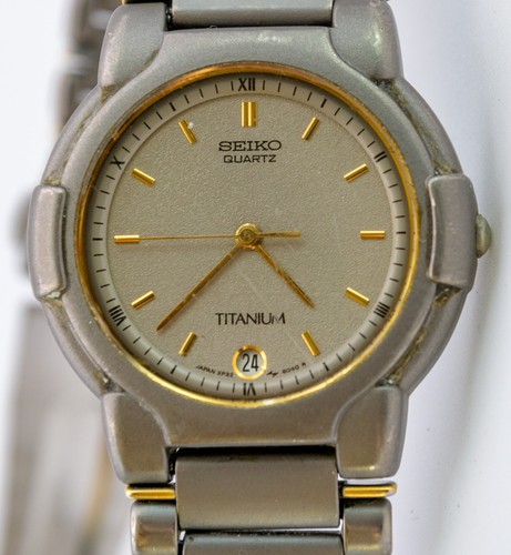Seiko titanium bicolor 33mm - titanium,