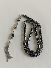 ?Cesni Bülbül Erzurum Oltu Kapsül Tesbih 925 Silber Gümüs Islemeli Oltu Rosary