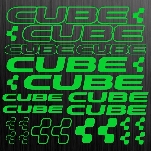 Cube neon aufkleber sticker - cube,