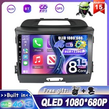 Für KIA Sportage 3 2010-16 Android 15 Autoradio DAB+ GPS Navi QLED CarPlay 128GB