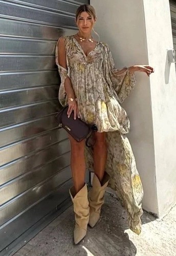 Zara asymmetrisches kleid - asymmetrisches,
