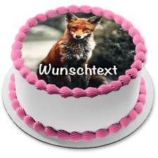 Fuchs eßbar Tortenbild Party