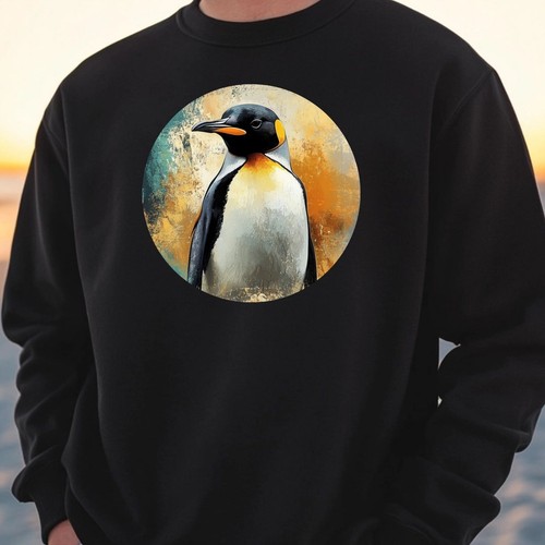 Pinguin porträt sweatshirt - pinguin,