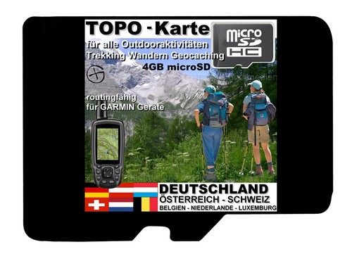 Topo karte 4gb microsd - topo,