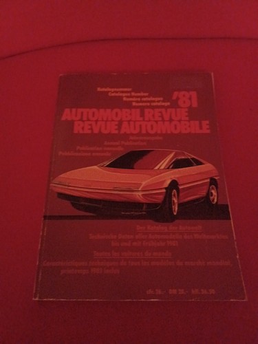 Original automobil revue - automobil,