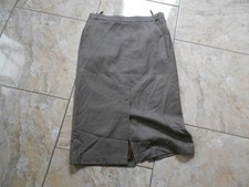 Markenlos Woll Rock 42 Braun