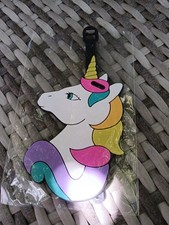 Kofferanhänger Trolley Reise Namenschild Urlaub neu Einhorn Stabil