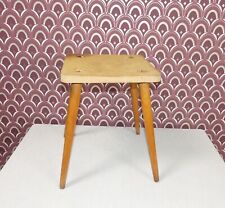 Vintage 50er Jahre Hocker Schemel Holz ROHLING fifties Klassiker zur Selbstgest.