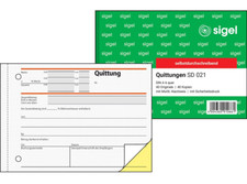Sigel quittung quittungsblock - quittung,