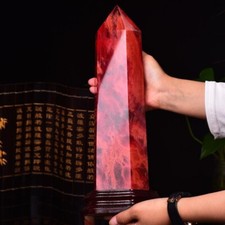 Großer natürlicher roter