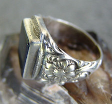 MÄCHTIGER 925 STERLING HERREN SILBER RING GRÖSSE :  64