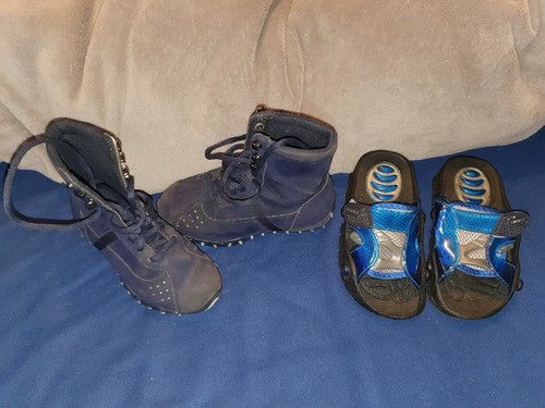 Leichte boxerstiefel blau und - leichte,