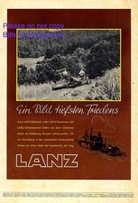 Traktor Lanz XL 1944 deutsche Anzeige Landtechnik WW 2 Deutschland Werbung