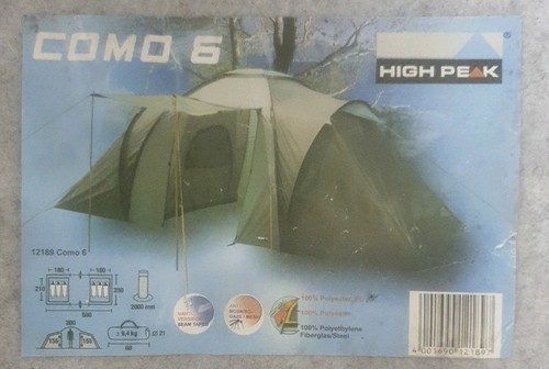 High peak como kuppelzelt - high, 6.0