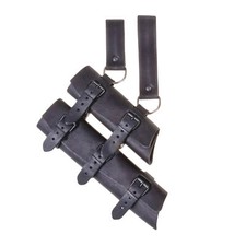 Doppelte Schwertscheide, Scheide, Ledergürtel, mittelalterliches Ritterkostüm