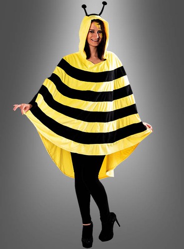 Biene poncho aus - poncho,
