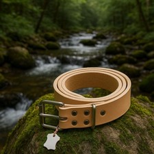 Naturleder Gürtelriemen/