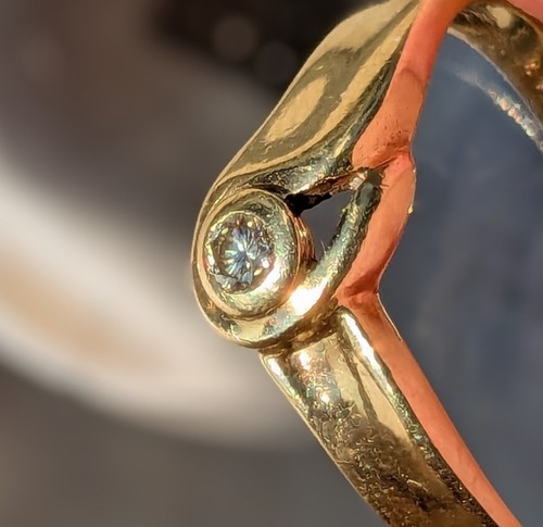 Damen ring mit brillant - mit,