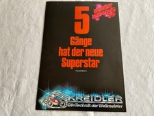 original KREIDLER  Prospekt 1979 Florett RMC-S