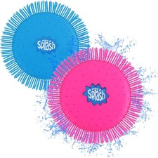com-four® 2X Wasser Frisbee