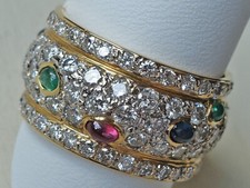 Diamant Ring 18Kt 750 Gold