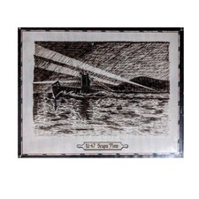 Zeichnung U-Boot Feder Tusche 