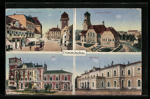 Crimmitschau bahnhof post - crimmitschau,, bahnhof,