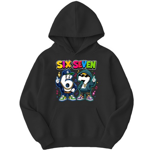 Kinder hoodie six seven 7 - hoodie, 6