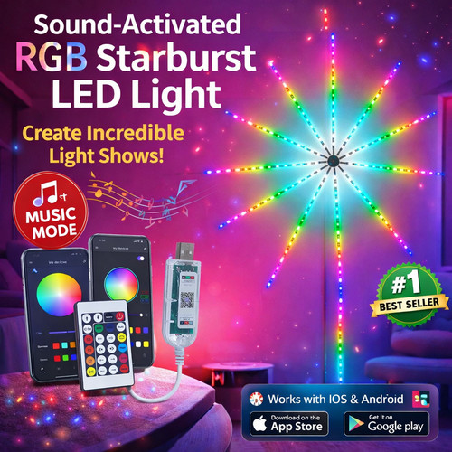 Rgb led feuerwerk lichterkette - rgb,