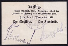 Exin: 25 Pfennig 1.11.1916 -