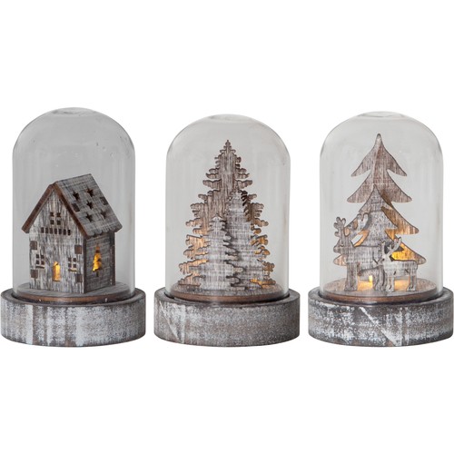 Star trading 3er set led - star,
