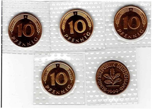 Brd pfennig 1999 - 10,