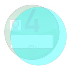 5x 100mm Ablösbare Haftfolie