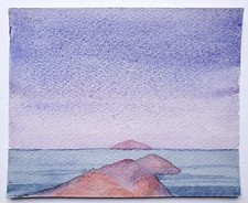 Gemälde Aquarell Tusche