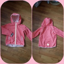 Tom Tailor Softshell Jacke Gr. 128 / 134 Mädchen apricot abnehmbare Kapuze