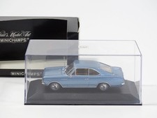 MINICHAMPS Modellauto 1:43 Opel Rekord C Coupe 1966 Blau Metallic OVP 430046120