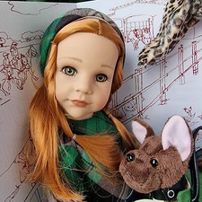 Götz Puppe Hannah & her Dog