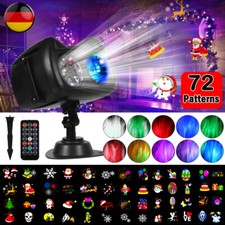 LED Schneeflocke Projektor Laser Licht Outdoor Weihnachten Xmas Projektionslampe