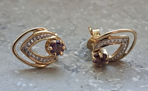 333 yellow gold amethyst - 333,