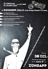 Zündapp 200S     Werbung ca