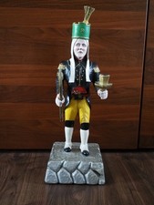 Erzgebirge, toller großer geschnitzter Bergmann um 1900 ca. 54cm