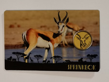 Goldmünze in Coincard "Springbock" .999 Gold, 1/1000 oz Auflage nur 50.000 Stück