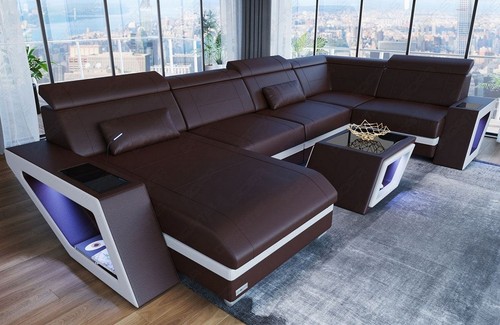 Sofa wohnlandschaft leder - sofa,